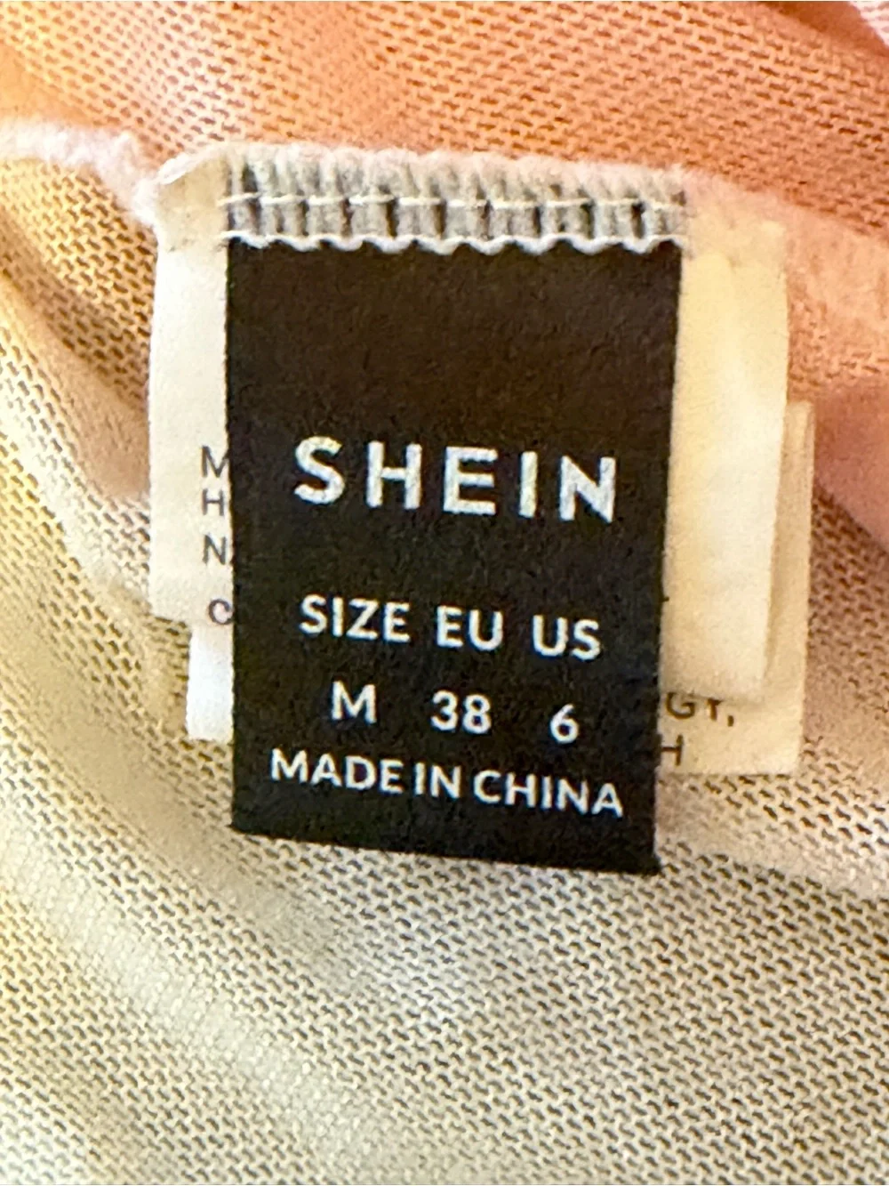 SHEIN sheer pastel